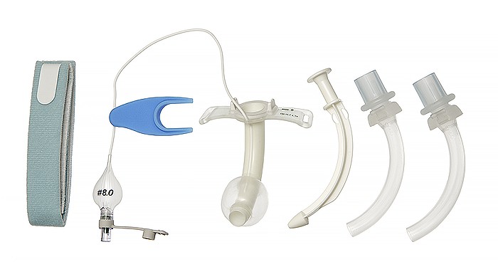 Tracheostomy tubes with Disposable Inner Cannulas cuffed